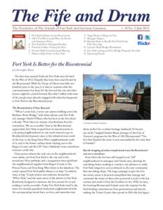 The Newsletter of The Friends of Fort York and Garrison Common 	 1	 	 4 6	 	 6