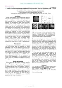 Photon Factory Activity Report 2006 #24 Part BSurface and Interface 27A/2006G310  Chemical-state mapping by photoelectron emission microscopy using soft X-rays