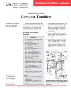 FSA6034, Compost Tumblers