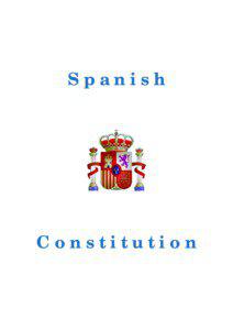 Spanish  Constitution