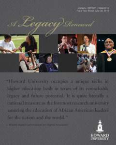 A  Legacy Renewed Annual Report | Fiscal Year Ended June 30, 2010