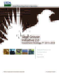United States Department of Agriculture  Sage Grouse Initiative 2.0  Investment Strategy, FY