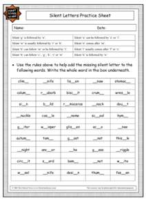 Microsoft Word Viewer 97 - Silent Letters Practice Sheet.doc