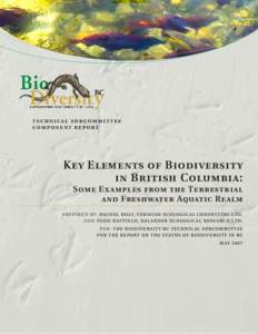 Biology / Natural environment / Ecology / Habitat / Biodiversity / Conservation biology / Systems ecology / Species / Biodiversity action plan / Ecosystem engineer / Flagship species / Ecosystem