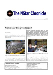 Project North Star Association of Canada  April 2011 North Star Progress Report Bruce Gemmill