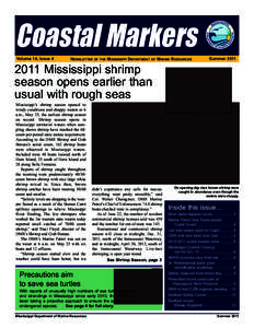 Coastal Markers Volume 14, issue 4 NewSletter  Of the