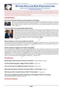 Microsoft Word - BEYOND_NUCLEAR_NON-PROLIFERATION_Newsletter_March2014