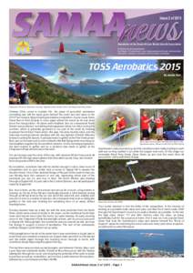 news  Issue 2 of 2015 Newsletter of the South African Model Aircraft Association Published electronically/digitally.