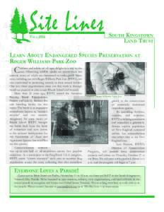 Site Lines Fall 2016 South Kingstown Land Trust