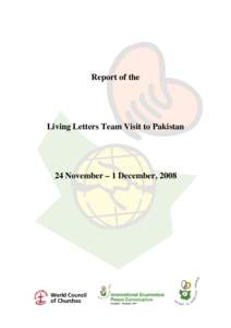 Report of Living Letters Team to Pakistan