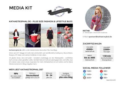Media Kit kathastrophal.de - Plus Size Fashion & Lifestyle Blog Katha  27. Wiesbaden. Informatik-Studentin.