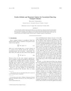 Vector calculus / Computational fluid dynamics / Hyperbolic partial differential equations / Physical quantities / Courant–Friedrichs–Lewy condition / Advection / Renormalization / Wave equation / Flux / Mathematical analysis / Calculus / Physics