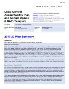 Page 1 of 54  LCAP Year Local Control Accountability Plan