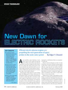 SPACE TECHNOLOGY  New Dawn for