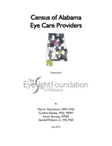 Census of Alabama Eye Care Providers Prepared for  By