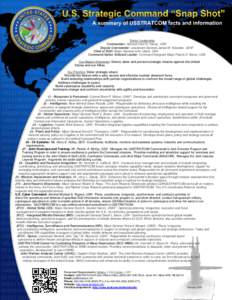United States Strategic Command / Net-centric / Joint Functional Component Command for Space and Global Strike / United States Cyber Command / Space / Joint Functional Component Command for Integrated Missile Defense / Joint Warfare Analysis Center / Offutt Air Force Base / United States Air Force / Military organization / Military / United States Department of Defense