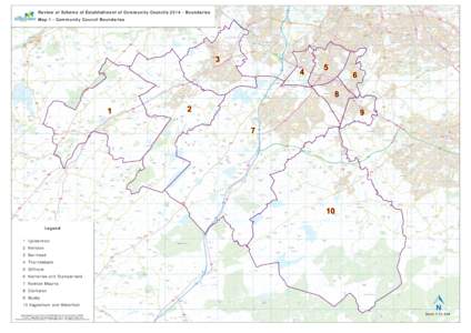 Review of Scheme of Establishment of Community Councils[removed]Boundaries Map 1 - Community Council Boundaries Legend 1 Uplawmoor 2 Neilston