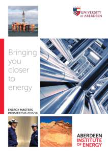Bringing you closer to energy ENERGY MASTERS