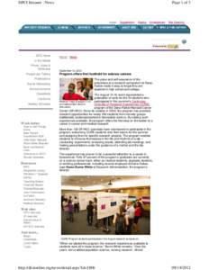 DFCI Intranet : News  Page 1 of 3 Home
