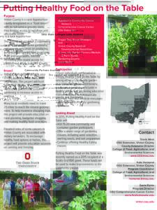Malnutrition / Community gardening / Localism / Vinton County /  Ohio / Gardening / Food desert / Garden / Land management / Geography / Urban planning
