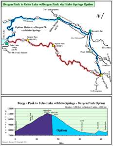 Bergen Park to Echo Lake w/Bergen Park via Idaho Springs Option To Georgetown Mi I-70