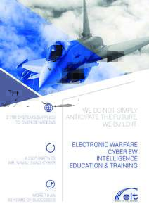 2.700 SYSTEMS SUPPLIED TO OVER 28 NATIONS A 360° PARTNER AIR, NAVAL, LAND, CYBER