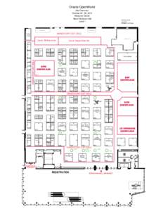 Moscone West Exhibition Hall Floor Plan Oracle OpenWorld San Francisco 2015