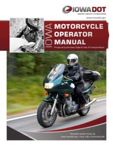 www.iowadot.gov  IOWA motorcycle operator