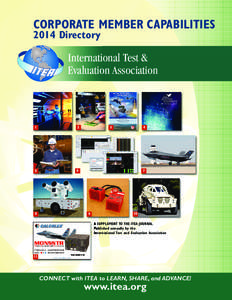 CORPORATE MEMBER CAPABILITIES 2014 Directory International Test & Evaluation Association