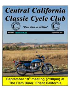 Central California Classic Cycle Club “We’re stuck on old bikes”