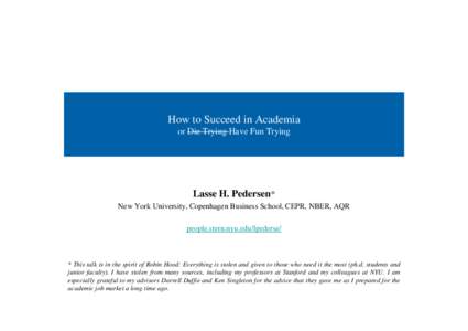 Microsoft PowerPoint - How_to_Succeed_in_Academia