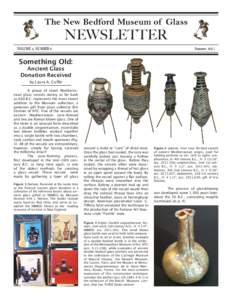 The New Bedford Museum of Glass  NEWSLETTER VOLUME 4, NUMBER 2