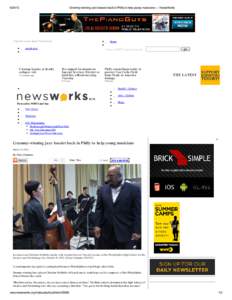 [removed]Grammy-winning jazz bassist back in Philly to help young musicians — NewsWorks Sign In| Learn about NewsWorks