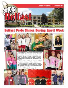 Volume 37/Number 3  November 2014 Belfast Pride Shines During Spirit Week