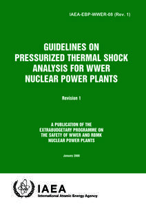 IAEA-EBP-WWER-08 (Rev. 1)  GUIDELINES ON PRESSURIZED THERMAL SHOCK ANALYSIS FOR WWER NUCLEAR POWER PLANTS