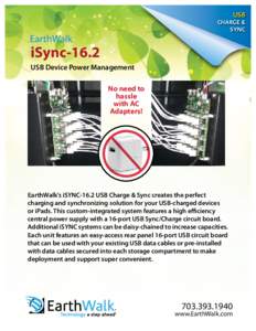 USB  Charge & sync  iSync-16.2