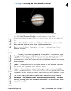 4  Eye Spy – Exploring the Juno Mission to Jupiter       Math   Challenge 