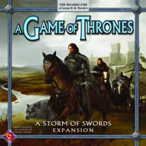 A Game of Thrones: The A Storm of Swords Expansion Thank you for purchasing this expansion for the A GAME OF THRONES board game. This expansion includes the brand-new, four-player A STORM OF