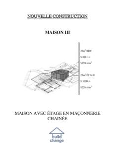 NOUVELLE CONSTRUCTION  MAISON III 25m2 RDC $ 8981US