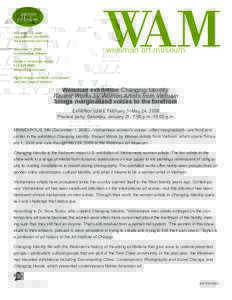 WAM  press release 333 east river road minneapolis, mn 55455
