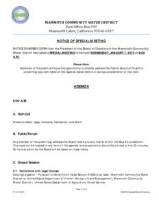 Parliamentary procedure / Mammoth / KSRW / KMMT / Agenda / Meeting / Cenozoic / California