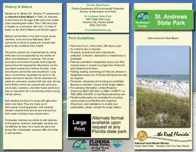 Big Lagoon State Park / St. Joseph Peninsula State Park / Florida state parks / Florida / St. Andrews State Park