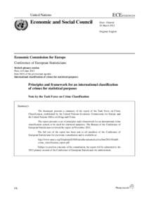 United Nations  Economic and Social Council ECE/CES[removed]Distr.: General