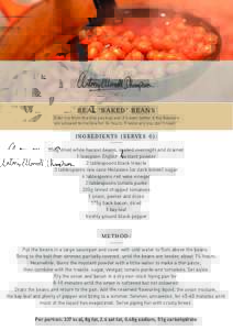 AWT Real Baked Beans Recipe