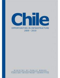 OPPORTUNITIES IN INFRASTRUCTURE[removed]M I N I S T R Y FOREIGN