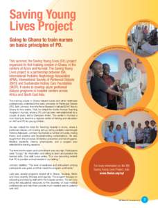Saving Young Lives Project pa Visiting tients.