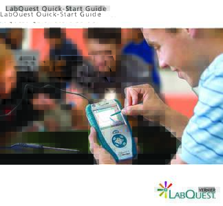 LabQuest Quick-Start Guide  Power button Built-in microphone Record voice annotations