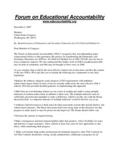 Microsoft Word - FEA Letter to Congress early December 2007.doc
