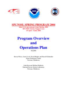 SPC/NSSL SPRING PROGRAM 2003