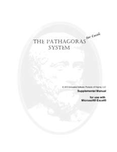 The Pathagoras System © 2010 Innovative Software Products of Virginia, LLC  Supplemental Manual